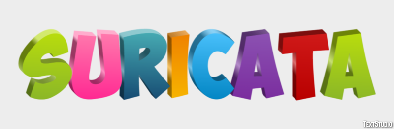 Suricata Efecto de texto
