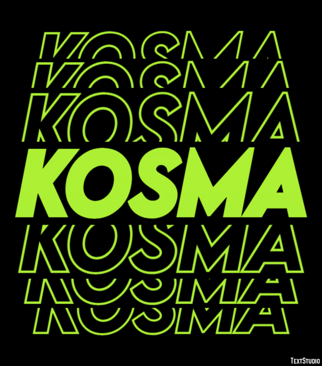 Kosma Efekt tekstowy
