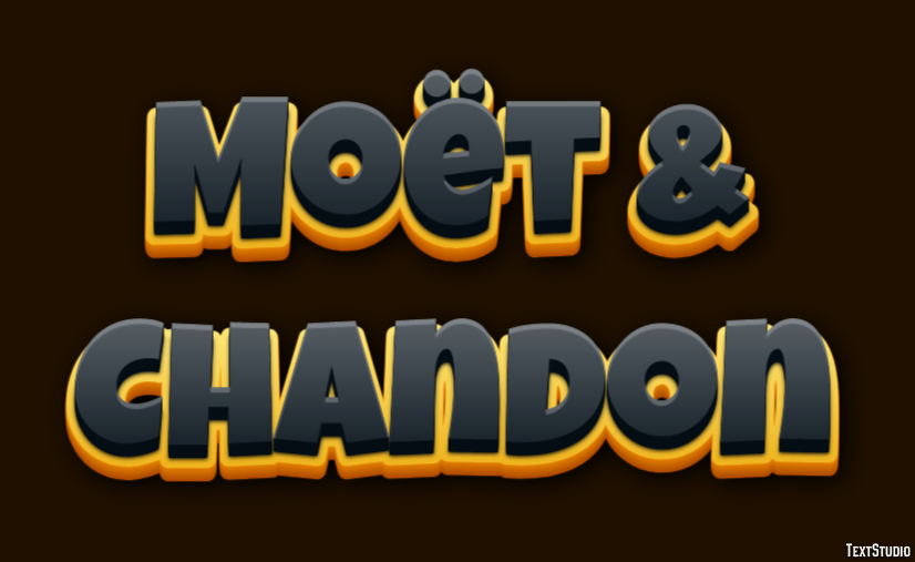 Moët & Chandon Tekst Effect
