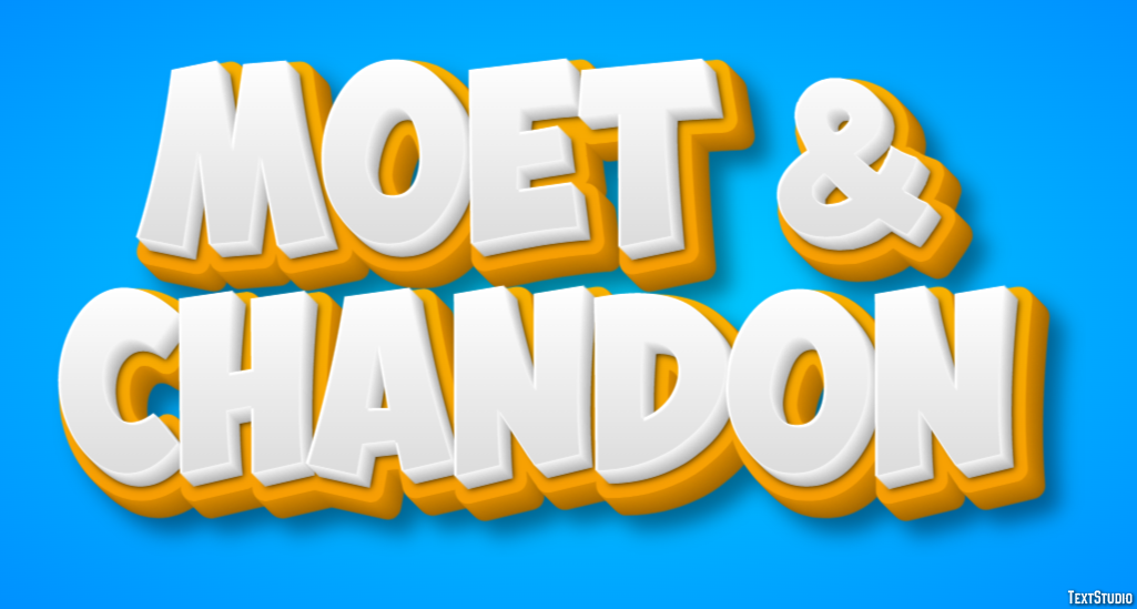 Moët & Chandon Tekst Effect