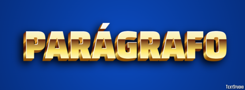 Parágrafo テキスト効果