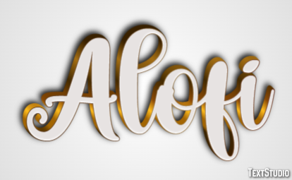 Alofi Efekt tekstowy