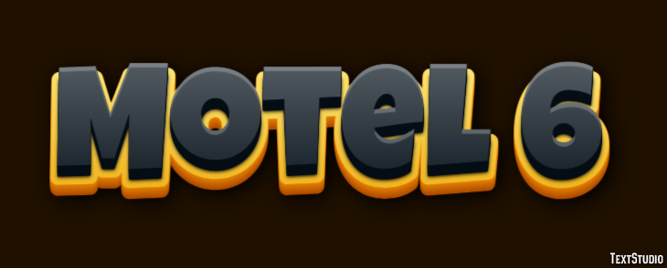 Motel 6 テキスト効果