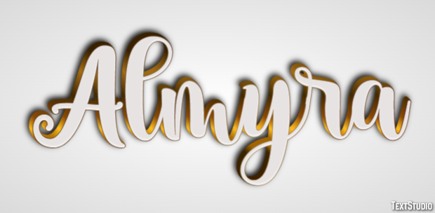 Almyra Text Effect