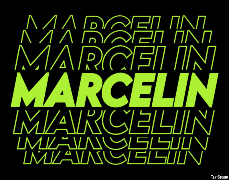 Marcelin Text Effect