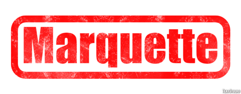 Marquette Efekt tekstowy