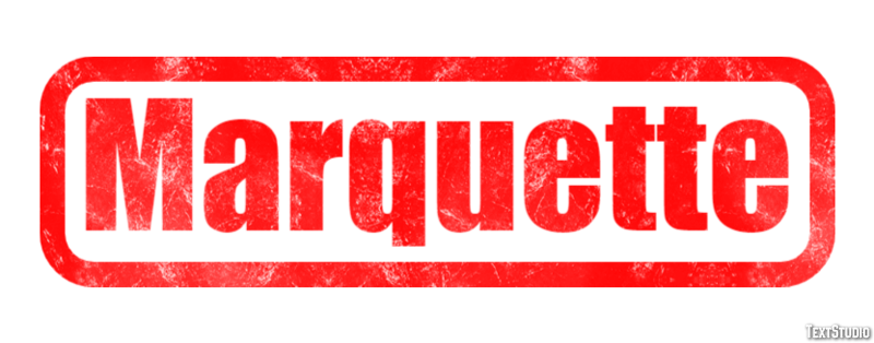 Marquette Efekt tekstowy