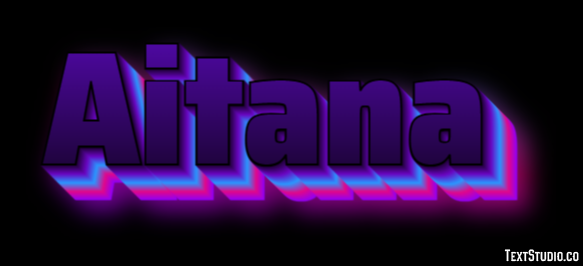 Aitana Efecto de Texto
