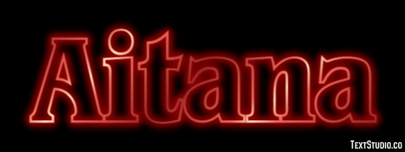 Aitana Efecto de Texto