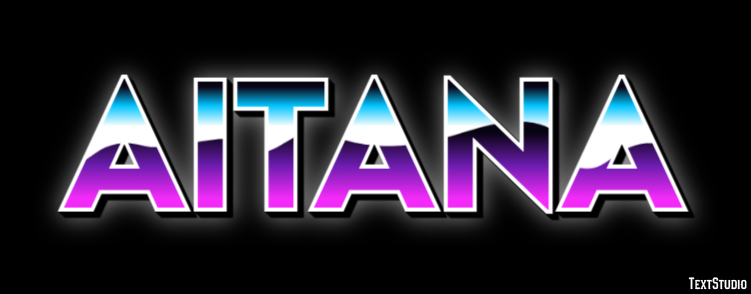 Aitana Efecto de texto