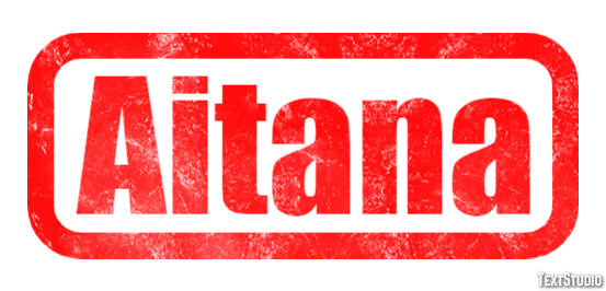 Aitana Efecto de texto