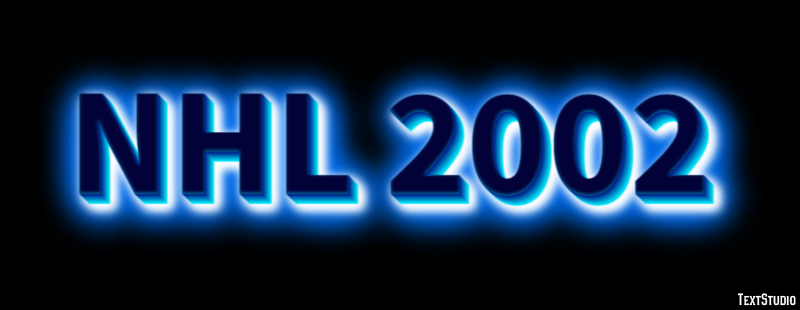 NHL 2002 Effetto testo