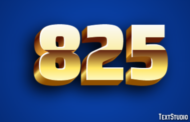 825 テキスト効果