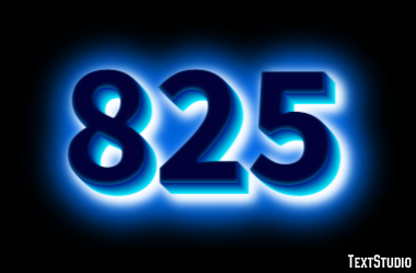 825 テキスト効果