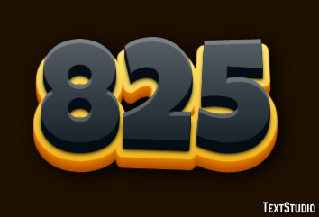 825 テキスト効果