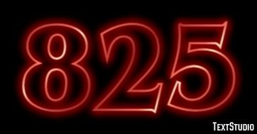 825 テキスト効果