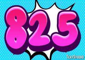 825 テキスト効果