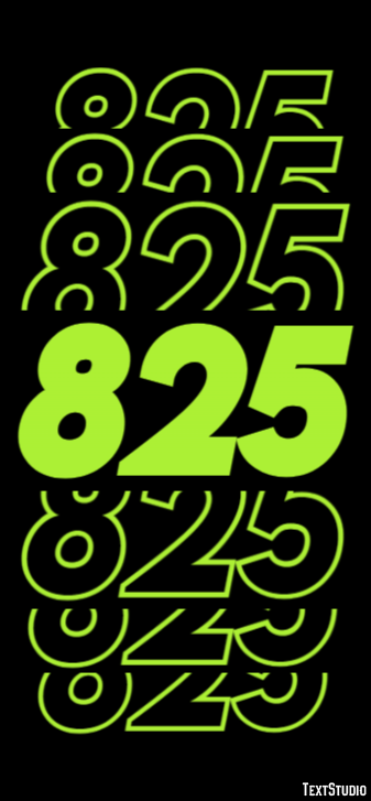 825 テキスト効果