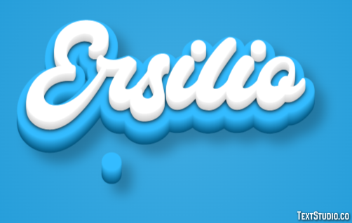 Ersilio Effetto testo