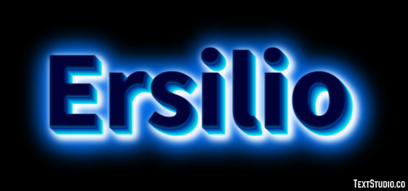 Ersilio Effetto testo