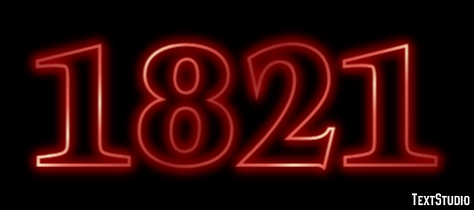 1821 Эффект текста