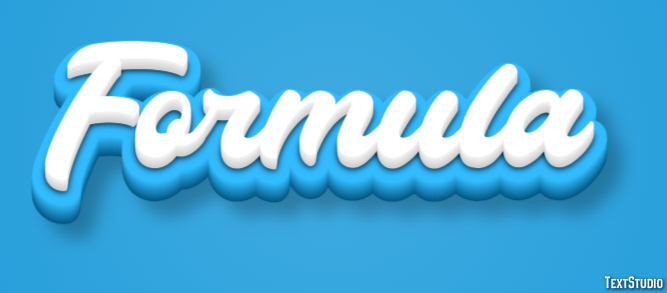 Formula Text Effect