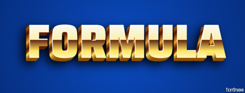 Formula Text Effect
