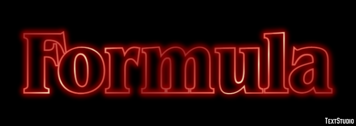 Formula Text Effect