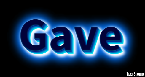 Gave Text Effect
