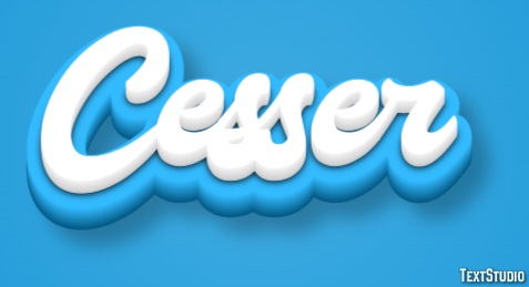 Cesser Text Effect