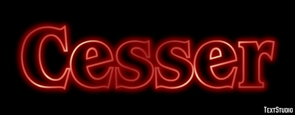 Cesser Text Effect