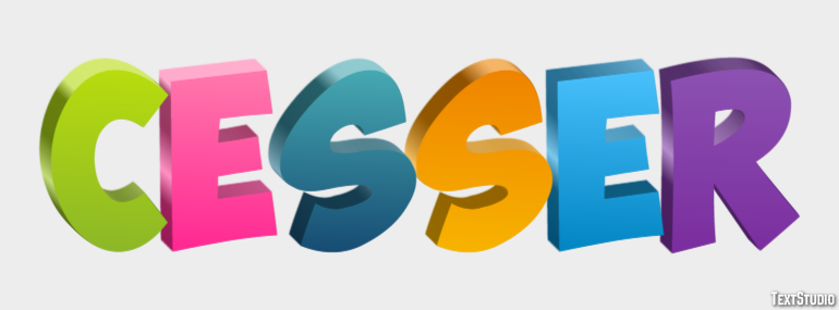 Cesser Text Effect
