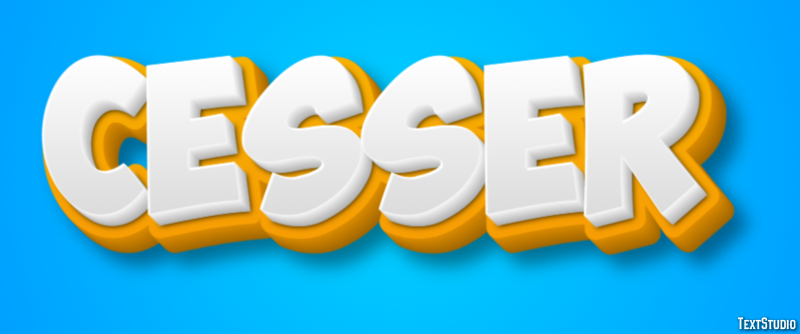 Cesser Text Effect