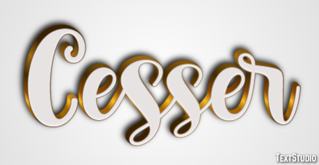 Cesser Text Effect