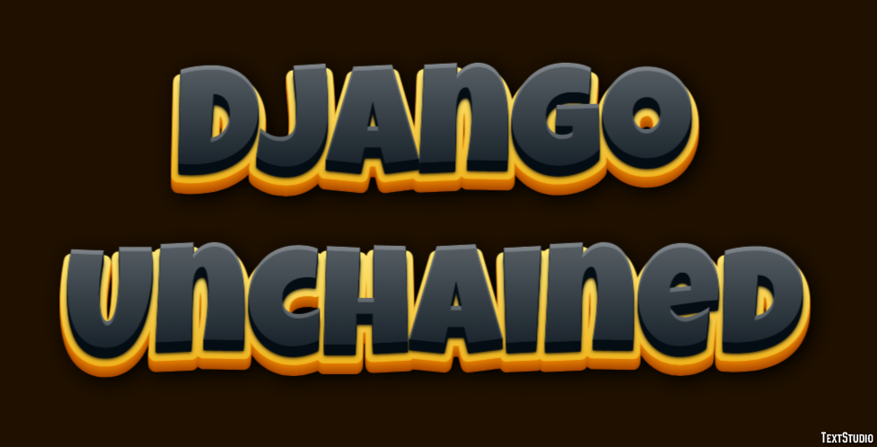 Django Unchained Tekst Effect