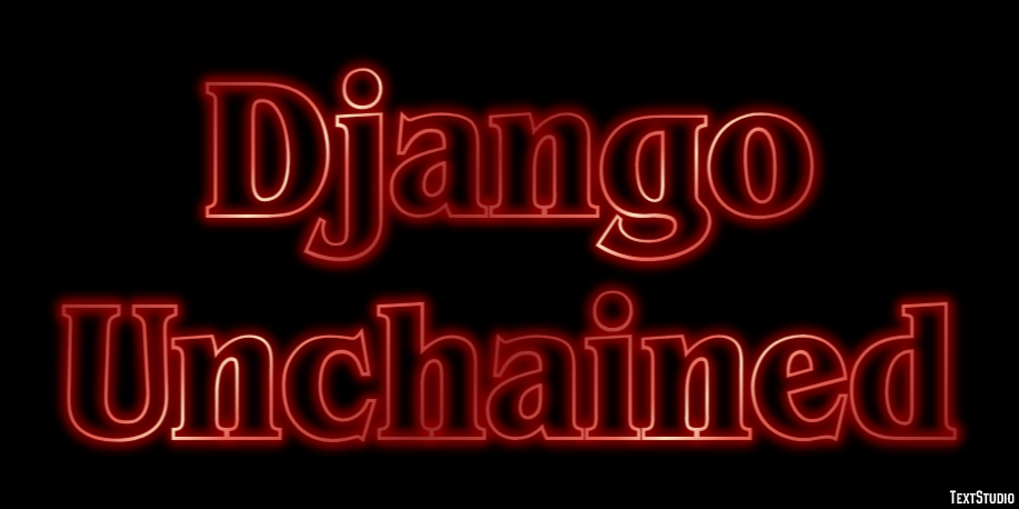 Django Unchained Texteffekt