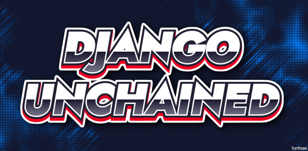 Django Unchained Effetto testo