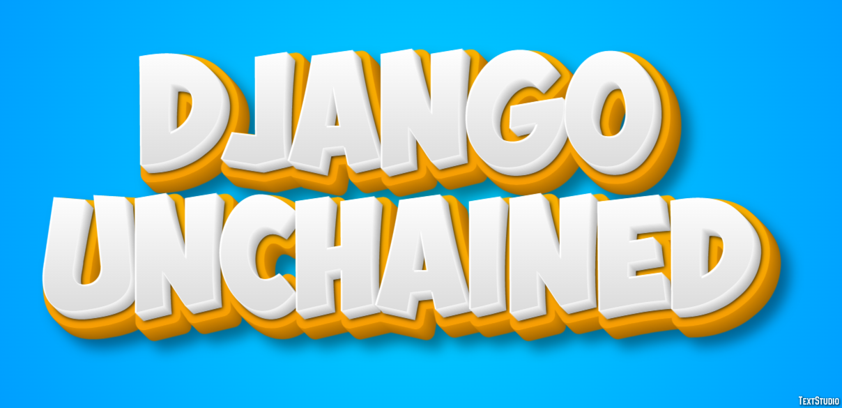 Django Unchained Texteffekt