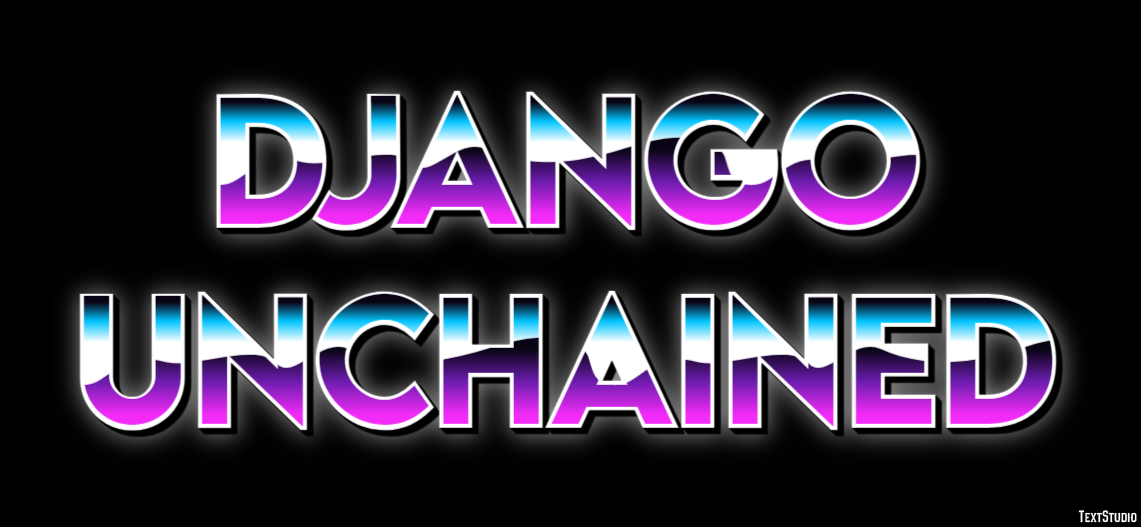 Django Unchained Text Effect