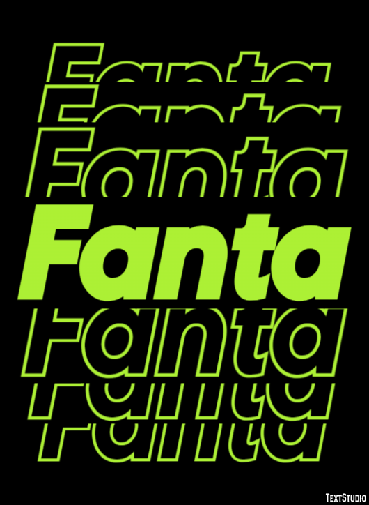 Fanta Text Effect