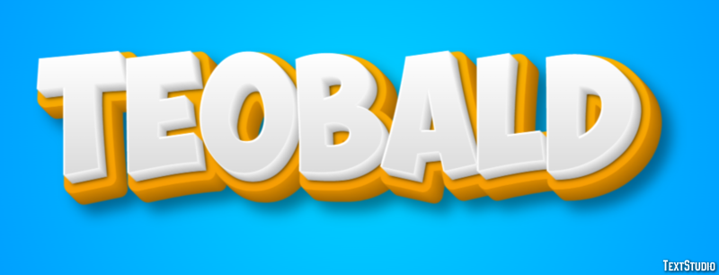 Teobald Text Effect