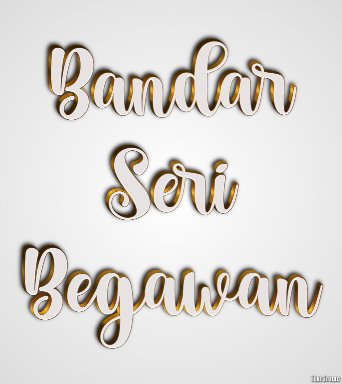 Bandar Seri Begawan Эффект текста