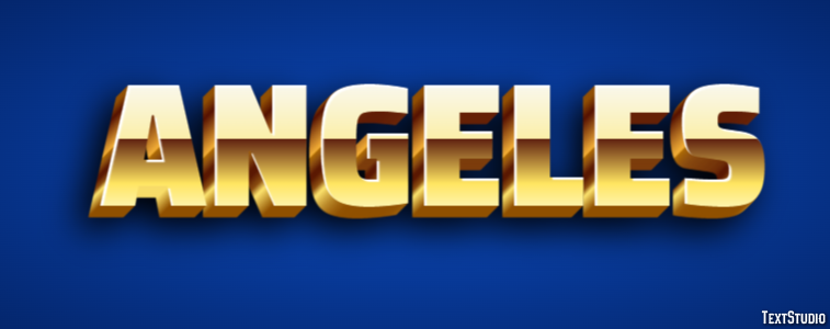 Angeles Text Effect
