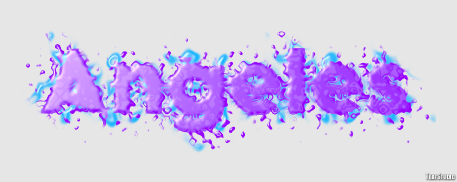 Angeles Эффект текста