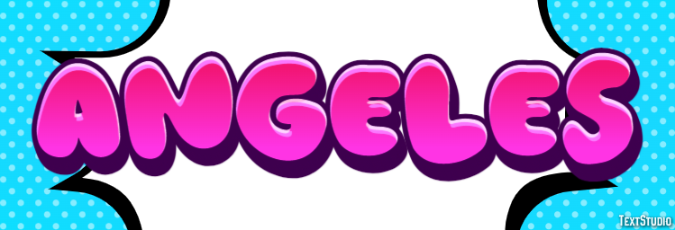 Angeles Эффект текста