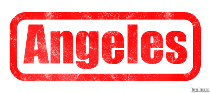 Angeles Эффект текста