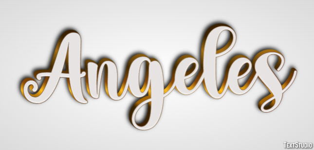 Angeles Text Effect
