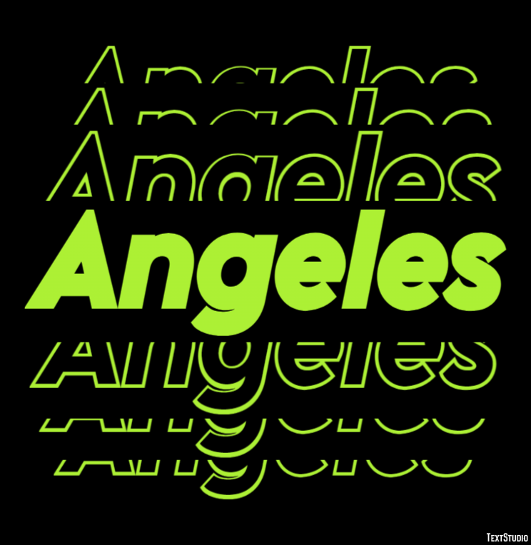 Angeles Text Effect