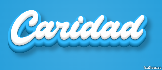 Caridad Efecto de Texto