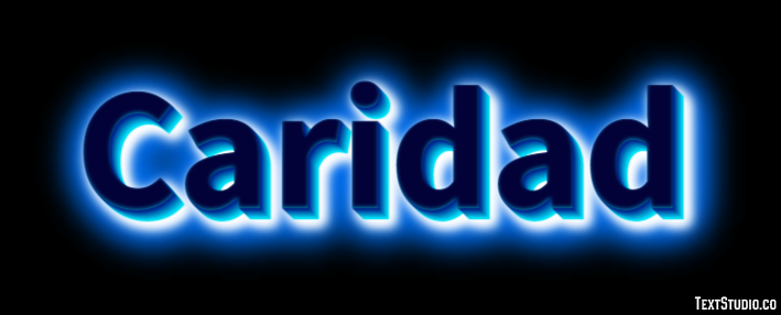 Caridad Efecto de texto